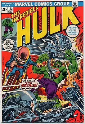 Buy Incredible Hulk 163 NM- 1973 Marvel 1st App Gremlin Herb Trimpe • 39.98£