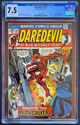 Buy Daredevil #115 CGC 7.5. Marvel 1974 1st Wolverine In Ad For Hulk 181! • 63.07£