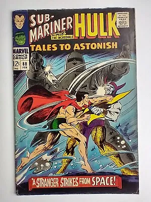 Buy Marvel Comics Tales To Astonish #88  Hulk Smash  1st Said; Sub-Mariner FN/VF • 50.10£