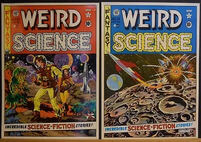 Buy WEIRD SCIENCE COVER POSTERS #10 & #11 WOOD FELDSTEIN Russ Cochran Library Set • 14.18£