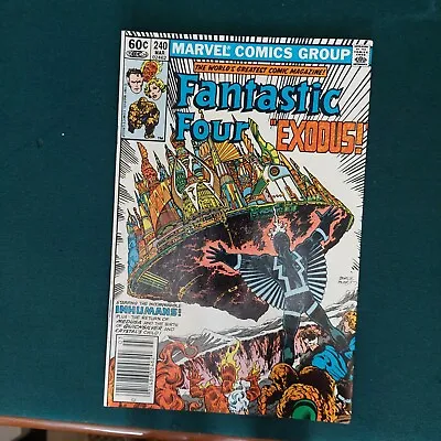 Buy Fantastic Four #240 Newsstand 1st Appearance Of Luna Maximoff 1961 Series Marvel • 7.93£