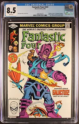 Buy FANTASTIC FOUR  #243 Awesome Cover! CGC 8.5 AFFORDABLE!     4086764018 • 22.49£