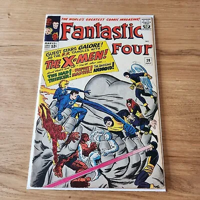 Buy FANTASTIC FOUR # 28 - X-Men Crossover - VG+ - QS Comics • 310£