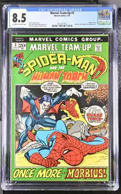 Buy Marvel Team-up #3 Cgc 8.5 Ow/wh Pages // Morbius Appearance Marvel 1972 • 118.59£