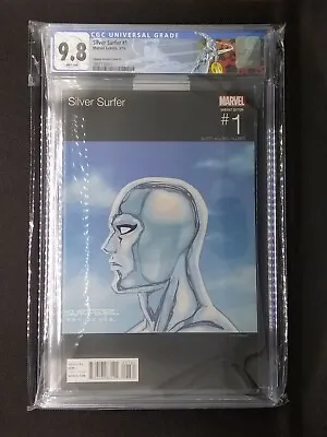 Buy Silver Surfer #1 CGC 9.8 Hip Hop Variant Drake Homage Cover Marvel Custom Label  • 237.17£