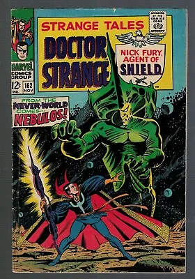 Buy Marvel Comics Strange Tales 162 Dr Strange Avengers 5.0 VGF 1967 • 25.99£