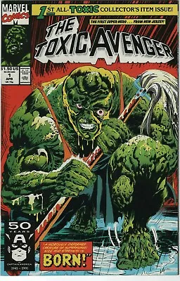Buy TOXIC AVENGER 1 1st App Appearance & Origin Marvel Comic 1991 MOVIE OPTIONED  • 31.53£