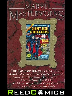Buy Marvel Masterworks The Tomb Of Dracula Volume 3 Dm Variant 349 Edition Hardcover • 52.99£