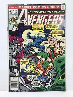 Buy The AVENGERS #155 Marvel Comics 1977 VF- 7.5 1977 Dr. Doom • 7.90£