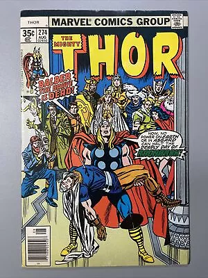 Buy The Mighty Thor #274 Marvel Comic Book Ragnarok 1978 - Deadly Day Of Ragnarok • 11.25£