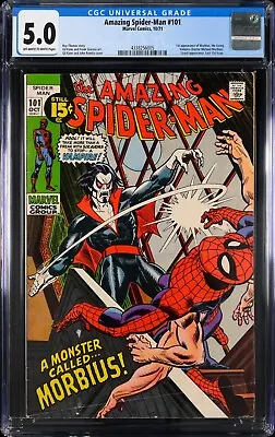 Buy Amazing Spider-Man #101 - Oct 1971 - Marvel Comics - CGC Grading 5.0 • 298.42£