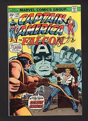 Buy Captain America #179 Vol. 1 MVS A-52 (Quicksilver) Marvel Comics '74 VF • 6.34£