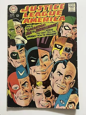 Buy Justice League Of America #61 (dc 1968) Silver Age! Penguin & Luthor • 11.85£