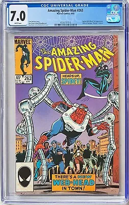 Buy Amazing Spider-Man #263 CGC 7.0 White. 1st Appearance Of Normie Osbourne!! • 35£