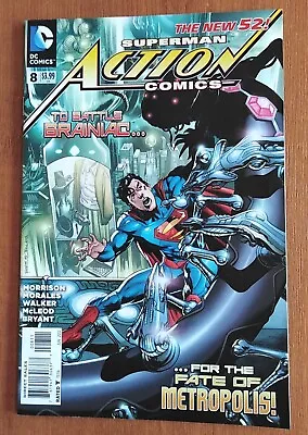 Buy Action Comics #8 - DC Comics 1st Print 2011 Series • 6.95£