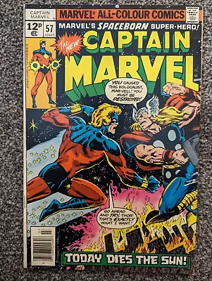 Buy Captain Marvel 57. 1978. Featuring Thor. Combined Postage • 2.49£