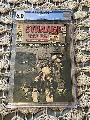 Buy Strange Tales #138 CGC 6.0 OW/W 1st Eternity Marvel Comics 1965 Lee Ditko Kirby • 119.93£