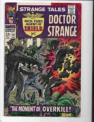 Buy Strange Tales 151 - Vg/f 5.0 - 1st Steranko Art At Marvel - Kirby Art (1966) • 27.32£