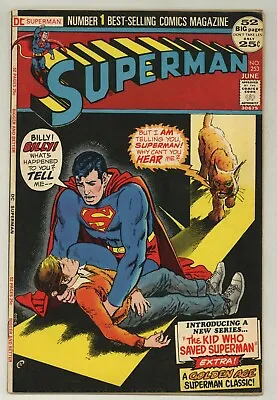 Buy Superman 253 Ferlin Nxyly App Golden Age Reprint From #13 1972 DC Comic (j#5312) • 11.86£