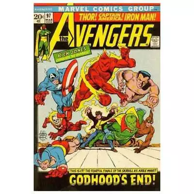 Buy Avengers (1963 Series) #97 In Very Good Minus Condition. Marvel Comics [c  • 15.57£