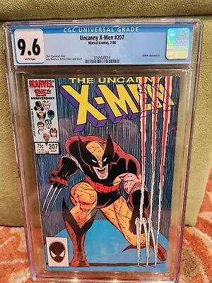 Buy Uncanny X-Men #207 CGC 9.6 White Pages Marvel Key John Romata Dan Green 1986 • 71.36£