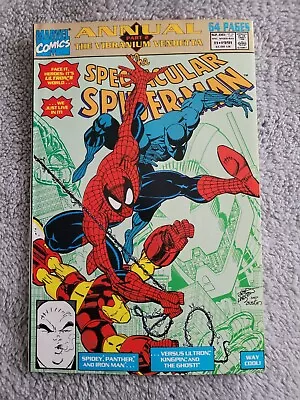 Buy Spectacular Spiderman Annual #11 From 1991 Black Panther Cover • 2.99£