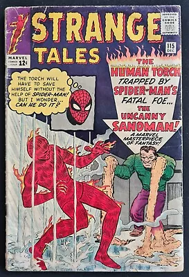 Buy US - Strange Tales 115 - 2nd Sandman, Early Spider-Man, Human Torch - Marvel '63 • 95.24£