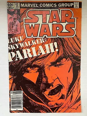 Buy STAR WARS #62 : Luke Skywalker: Pariah! 1982, EXTENDED UNIVERSE, Marvel Comics • 9.49£