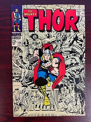 Buy Mighty Thor #154 1st Appearance Of Mangog 1968 Jack Kirby Stan Lee- High Grade • 48.65£