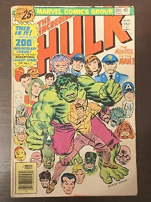 Buy The Incredible Hulk #200 1976 Marvel Comics Comic Book  • 3.94£