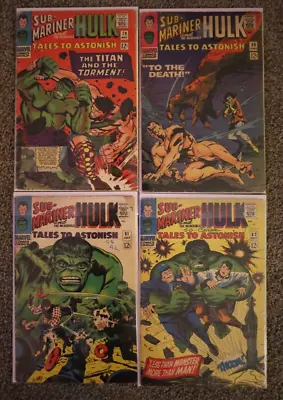Buy Tales To Astonish 79 80 81 83 Hulk And Sub Mariner GD-VG Grades 1966 Stan Lee • 39.97£