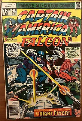 Buy Captain America #213 - Jack Kirby Art! (Marvel 1977) • 3.95£
