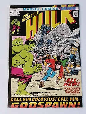Buy Incredible Hulk 145 Marvel Comics Origin Of Hulk Retold Early Bronze Age 1971 • 15.79£