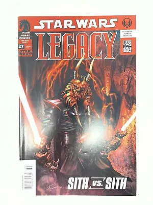 Buy Star Wars Legacy #27 Darth Andeddu Vs Darth Wyyrlok Dark Horse 2008 Newsstand • 32.03£