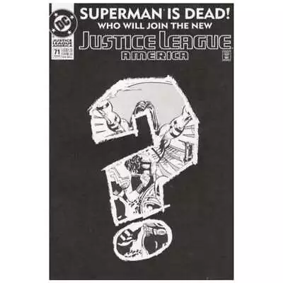Buy Justice League (1987 Series) #71 Black Cover In NM Minus Cond. DC Comics [h@ • 1.70£
