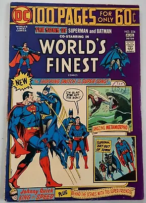 Buy Worlds Finest Comics 224 Fine+/NVF  £17 1974. Postage On 1-5 Comics 2.95  • 17£
