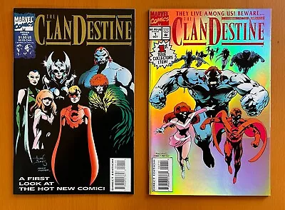 Buy The Clandestine Preview + #1 (Marvel 1994) 2 X NM Comics • 11.21£