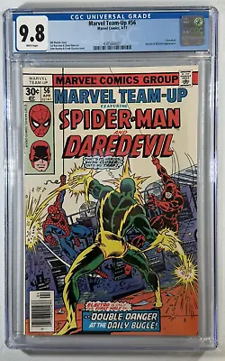 Buy Marvel Team-Up #56 CGC 9.8 1977 Spider-Man & Daredevil • 277.13£