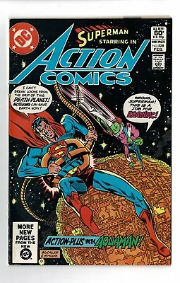 Buy DC Comics Superman Starring In Action Comics No. 528 February 1982 60c USA • 4.99£