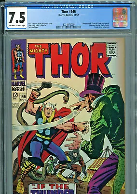 Buy The Mighty Thor #146 (Marvel 1967) CGC 7.5 • 136.50£