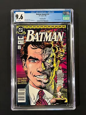 Buy Batman Annual #14 CGC 9.6 (1990) - RARE Newsstand Edition - Two-Face • 118.54£