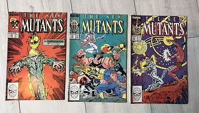 Buy The New Mutants #64 #65 #66 Marvel Comics 1980s • 10£