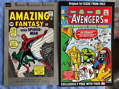 Buy Amazing Fantasy 15, Avengers 1, Spiderman 316,361, XMen 129,133,201 Venom • 24.99£