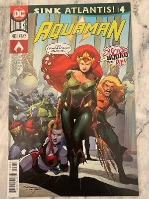 Buy Aquaman 40 - Feat Suicide Squad 1 St Print DC Universe Comics 2018 Hot Series NM • 2.99£