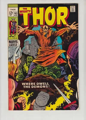 Buy Thor #163 Vf- *him Cameo!! • 35.58£