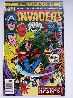 Buy INVADERS #10 (Thomas/Robbins) Marvel 1976 FN/VFN Pence Edition  • 6£