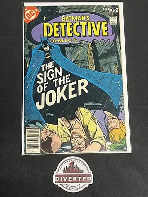 Buy DC Detective Comics 476 Batman -The Sign Of The Joker Key 1978 - Great Condition • 40.15£