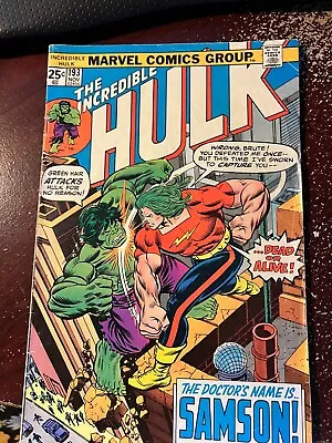 Buy The Incredible Hulk #193 (Marvel Comics November 1975) • 6.95£