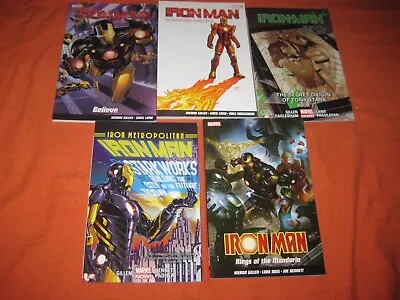 Buy Iron Man 1-28 Vol 1 2 3 4 5 Volume Believe Rings Of Mandarin Tpb Graphic Novel • 80£