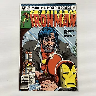 Buy Iron Man #128 1979 VG/FN Pence Copy Demon In A Bottle **Pen On Rear** • 54£